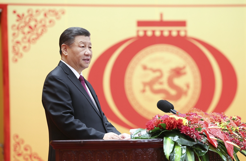 中共中央國務(wù)院舉行春節團拜會(huì ) 習近平發(fā)表講話(huà)