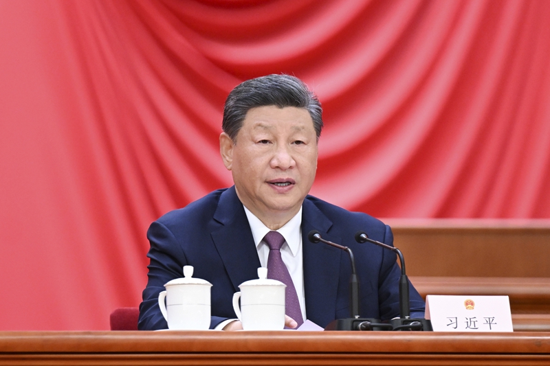 習近平在慶祝全國人民代表大會(huì )成立70周年大會(huì )上發(fā)表重要講話(huà)強調：堅定道路自信理論自信制度自信文化自信 繼續把人民代表大會(huì )制度堅持好完善好運行好